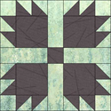 Bear's Paw quilt block www.dlstewart.com